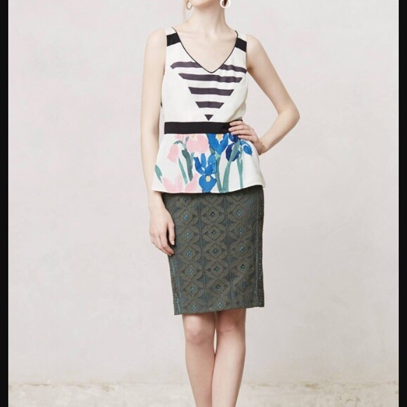 Anthropologie Corey Lynn Calter Bands and Blossoms - Picture 2 of 4